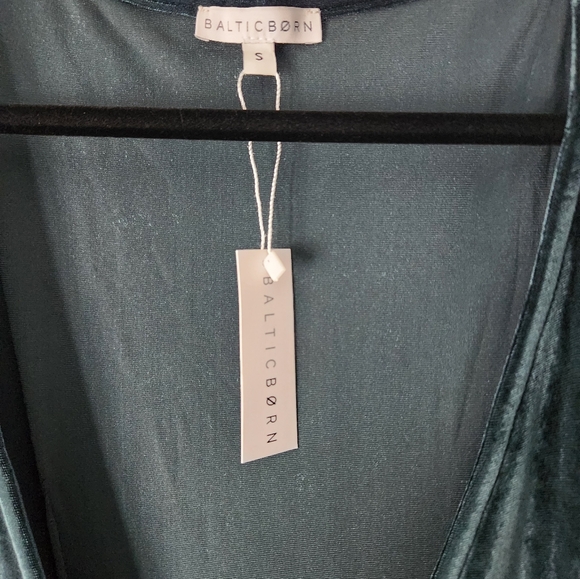 Baltic Born Meghan Velvet Maxi Dress Jade - Picture 3 of 7